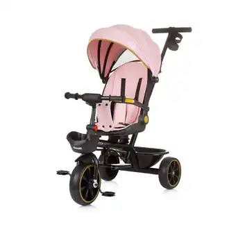 Netto Marken-Discount Chipolino Tricycle Max Sport 2 in 1, Dreirad, Becherhalter, Sitz umkehrbar, Korb rosa Angebot