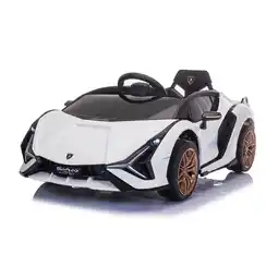 Netto Marken-Discount TPFLivingElektro-Kinderauto Lamborghini Sian weiß Angebot