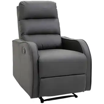 Netto Marken-Discount HOMCOM Relaxsessel Kunstleder, Eisen, Holz, Schaumstoff Angebot