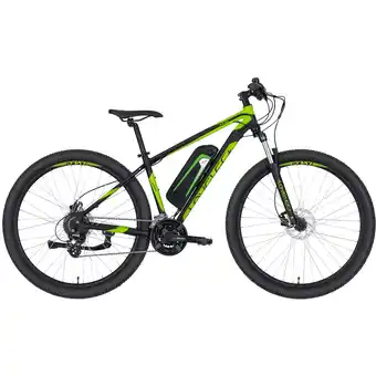 Netto Marken-Discount LOVELEC Atik Schwarz grün E-Bike 17 Zoll Rahmen 29 Zoll Reifen 90km 25km/h Akku mit Scheibenbremse Angebot