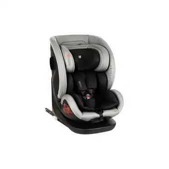 Netto Marken-Discount Kikkaboo Kindersitz i-View i-Size (40-150cm) Isofix Top Tether 360-Grad-Drehung hellgrau Angebot