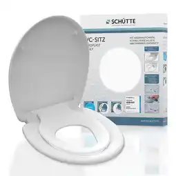 Netto Marken-Discount SCHÜTTE Duroplast WC-Sitz FAMILY WHITE, mit Absenkautomatik und Schnellverschluss Angebot