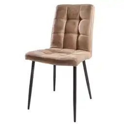 Netto Marken-Discount riess-ambiente Stuhl MODENA - Retro Design antik taupe Ziersteppung pflegeleicht Angebot