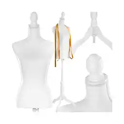 Netto Marken-Discount tectake Schneiderpuppe, Torso, aus Schaumstoff, höhenverstellbar, 133 - 168 cm Angebot