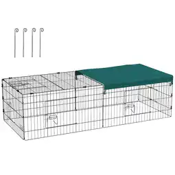 Netto Marken-Discount PawHut Kleintiergehege Stahl, Oxford-Gewebe Angebot