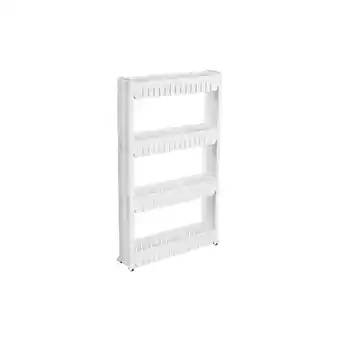 Netto Marken-Discount tectake Nischenregal, 4 Ebenen, leicht zu reinigen, 54 x 12 x 101 cm Angebot