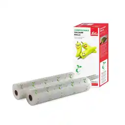 Netto Marken-Discount Solis kompostierbare Vakuumierfolie, 2 Rollen kompostierbar, 160µm 600x30cm Angebot