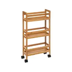 Netto Marken-Discount Trolley - Bambus - 3 Etagen Angebot