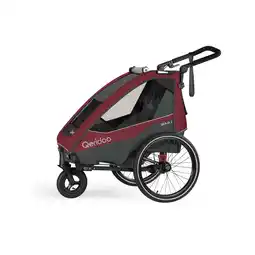Netto Marken-Discount Qeridoo Fahrradanhänger Skaja 2 Cayenne Red Angebot