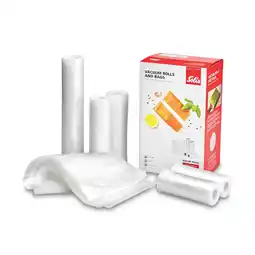 Netto Marken-Discount Solis Set Vakuumbeutel & -Folie, 50 Vakuumbeutel, 5 Folienrollen Angebot