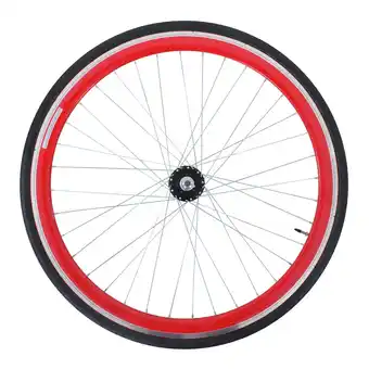 Netto Marken-Discount Galano Blade 700c Vorderrad Komplettrad Fixie Singlespeed Fahrrad Aluminium 28 Zoll inkl. Reifen rot Angebot