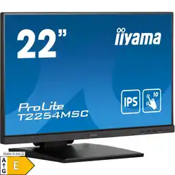 Netto Marken-Discount Iiyama LED-Monitor ProLite T2254MSC-B1AG Angebot