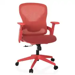 Netto Marken-Discount hjh OFFICE Home Office Bürostuhl NOWUM Stoff/Netzstoff mit Armlehnen (höhenverstellbar) Angebot
