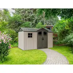 Netto Marken-Discount Lifetime Gerätehaus Pluto Grau 213,3x356,2x225,3cm Angebot