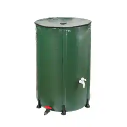 Netto Marken-Discount Garden Pleasure Wassertank 500L faltbar Grün Tank mit Hahn Garten Camping Angebot