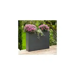 Netto Marken-Discount Westmann Metall Pflanzkübel Talus XL Anthrazit 25x100x77cm Angebot