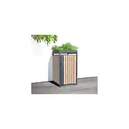 Netto Marken-Discount Westmann Mülltonnenbox Planta 1x 240 L Holzoptik 84x68x124,5cm Angebot
