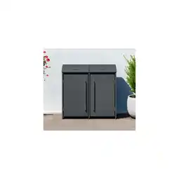 Netto Marken-Discount Westmann Mülltonnenbox Moderna 2 2x 240 L Anthrazit 83x139x135cm Angebot