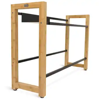 Netto Marken-Discount holz4home Getränkekistenregal Bambus - 4 Kisten breit Angebot