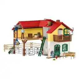 Netto Marken-Discount Schleich Farm World Bauernhaus mit Stall und Tieren Angebot