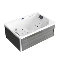 Netto Marken-Discount TroniTechnik Outdoor Whirlpool Spa GALERA 190cm x 130cm mit Heizung, Hydromassage, Farblicht Angebot