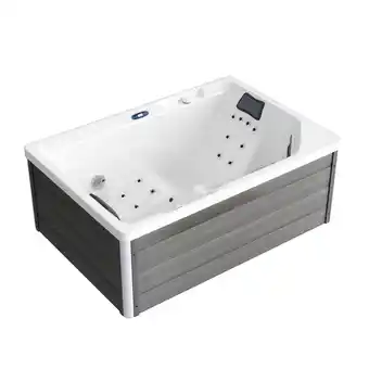 Netto Marken-Discount TroniTechnik Outdoor Whirlpool Spa GALERA 190cm x 130cm mit Heizung, Hydromassage, Farblicht Angebot