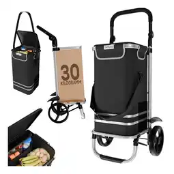 Netto Marken-Discount 24MOVE Einkaufstrolley VEHLO 3in1 Trolley faltbarer Einkaufswagen mit Kühlfach, schwarz Angebot