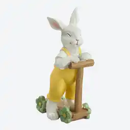 NKD Deko-Figur Hase mit Roller, ca. 7,5x4x12cm Angebot
