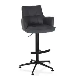 Netto Marken-Discount hjh LIVING Barhocker SOLAO LIFE HIGH Stoff mit Armlehnen Angebot