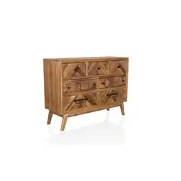 Netto Marken-Discount hjh LIVING Sideboard SANTJAGO WOOD XL Holz Angebot