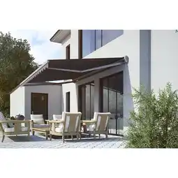 Netto Marken-Discount Spettmann Halbkassette SUN LED anthrazit 350x250cm granite links Angebot