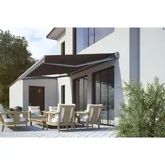 Netto Marken-Discount Spettmann Halbkassette SUN LED anthrazit 350x250cm granite links Angebot