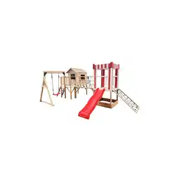 Netto Marken-Discount Home Deluxe Spielpark inkl. Schaukel und Rutsche WUNDERLAND Natur - 555 x 340 cm Angebot
