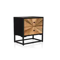 Netto Marken-Discount hjh LIVING Sideboard SANTJAGO BLACK SUN S Holz Angebot