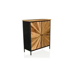 Netto Marken-Discount hjh LIVING Kommode SANTJAGO BLACK SUN XL Holz Angebot