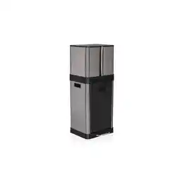 Netto Marken-Discount hjh OFFICE Mülleimer CLEAN 3 Edelstahl Angebot