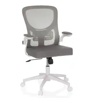 Netto Marken-Discount hjh OFFICE Home Office Bürostuhl BELIO W Stoff/Netzstoff mit abklappbaren Armlehnen Angebot