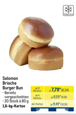METRO Salomon Brioche Burger Bun Angebot
