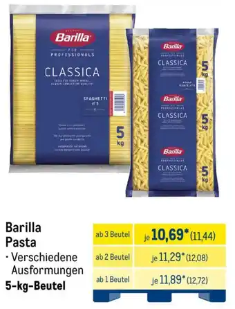 METRO Barilla Pasta Angebot