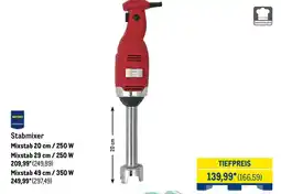 METRO Stabmixer Mixstab 20 cm / 250 W Mixstab 29 cm / 250 W/ Mixstab 49 cm / 350 W Angebot