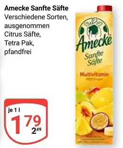 Globus Amecke Sanfte Säfte Angebot
