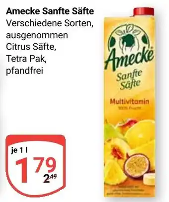 Globus Amecke Sanfte Säfte Angebot