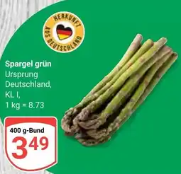 Globus Spargel grün Angebot