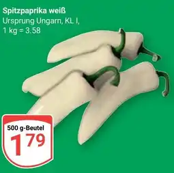 Globus Spitzpaprika weiß Angebot