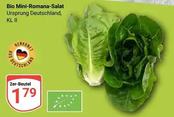 Globus Bio Mini-Romana-Salat Angebot