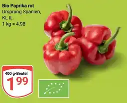 Globus Bio Paprika rot Angebot