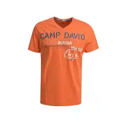Netto Marken-Discount Camp David T-Shirt Oneck Gr. M orange Angebot