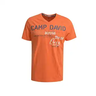 Netto Marken-Discount Camp David T-Shirt Oneck Gr. M orange Angebot