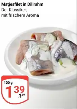 Globus Matjesfilet in Dillrahm Angebot