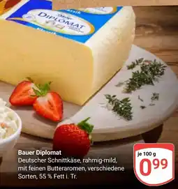 Globus Bauer Diplomat Deutscher Schnittkäse Angebot